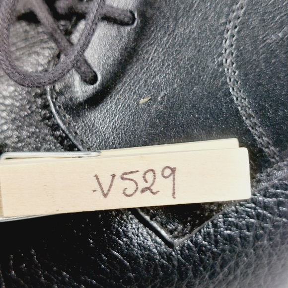 Tauer & Johnson Cap Toe Men's Lace Up Formal Black Leather Dress Shoes V529 - Picture 13 of 13